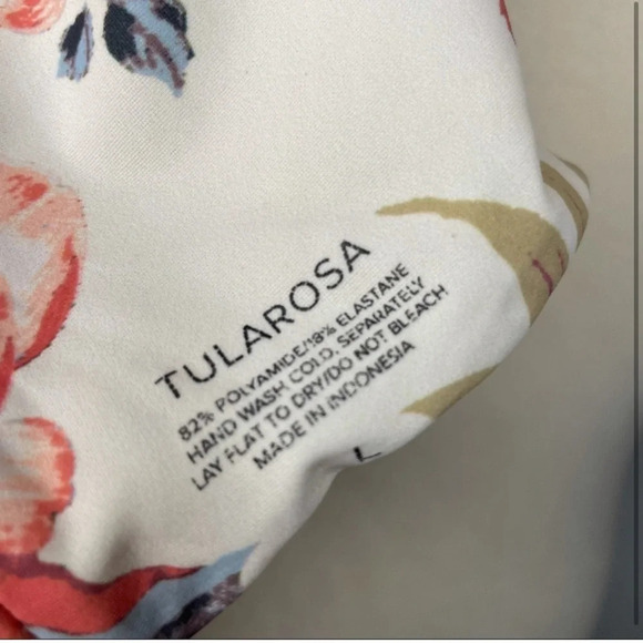 Tularosa Floral Lillian Crop Top Size Large - Picture 2 of 2